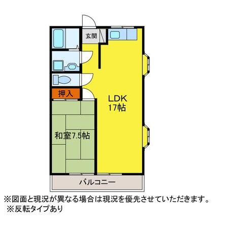 コーポ竹屋　第二の物件間取画像